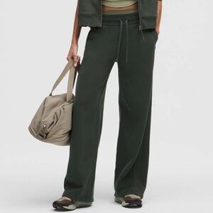 Lululemon Mid Rise Wide Leg Trackpants